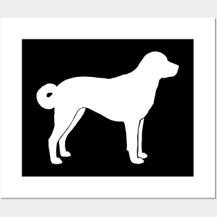 Anatolian Shepherd Dog Silhouette Posters and Art